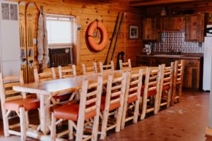 Rockwood Cabin Dining Area